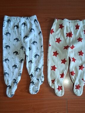 Baby Footed One-Piece Pants - ORGANIC COTTON 6-12 months